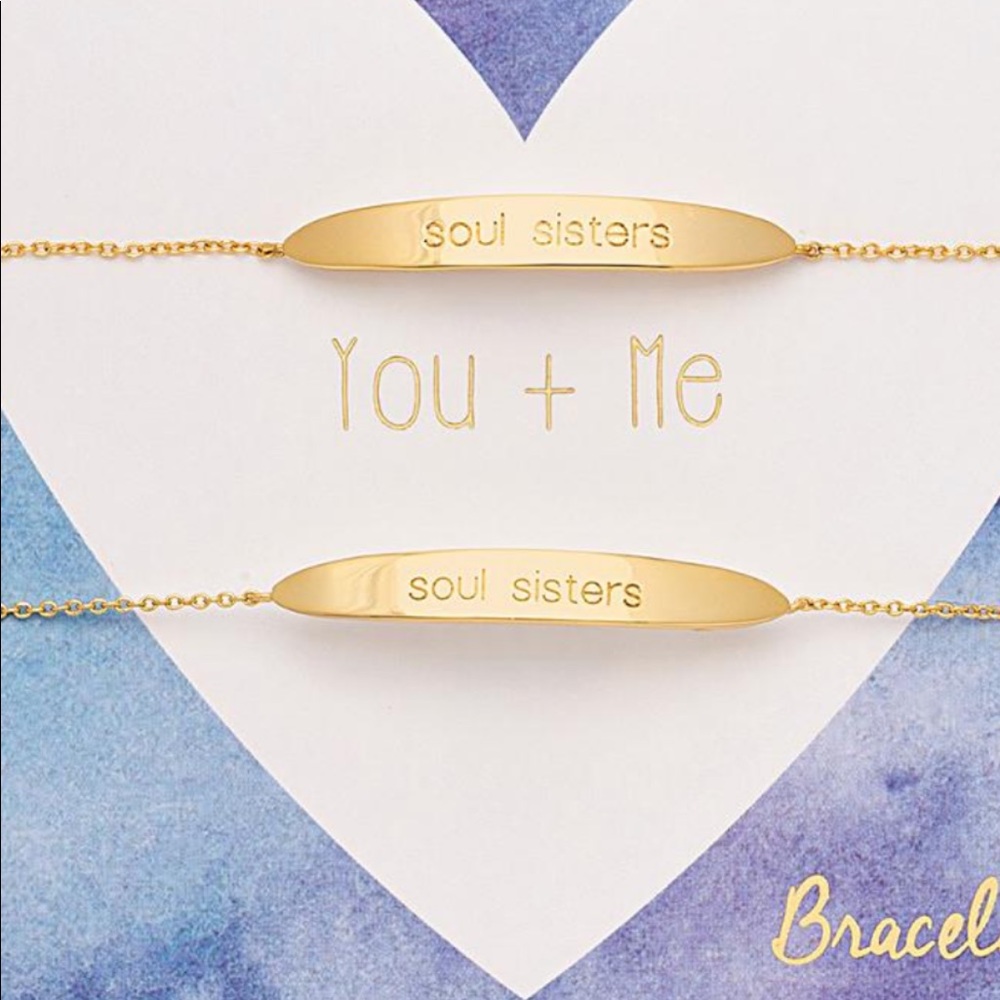 COPY - NWT Gorjana gold Soul Sister bracelet set